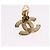 Orecchini CHANEL metallo Gold Tone CC Auth 198849V - vista 10