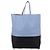Céline Borsa a mano CELINE Horizontal Kabbalaj in pelle Blu Chiaro Oro Auth 198720A D'oro - vista 13