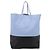 Céline Borsa a mano CELINE Horizontal Kabbalaj in pelle Blu Chiaro Oro Auth 198720A D'oro - vista 2
