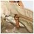 Bolso Tote PRADA Nylon Beige Gold Auth 195771V Dorado - vista 22
