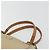 Bolso Tote PRADA Nylon Beige Gold Auth 195771V Dorado - vista 8