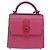 Borsa Salvatore Ferragamo Gancini in pelle 2way Rosa Argento Auth 196358A - vista 13