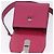 Borsa Salvatore Ferragamo Gancini in pelle 2way Rosa Argento Auth 196358A - vista 19
