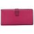 Hermès HERMES Bearn Soufflet Geldbörse aus Leder rosa authentisch BA15253 Pink - Ansicht 2