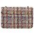 Borsa a tracolla con catena CHANEL Tweed Multicolor Silver CC Auth 196363SM Argento Multicolore - vista 2