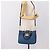 Borsa a mano Miu Miu in pelle 2way blu tono oro Auth 198631A - vista 26