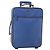 Valigia PRADA Saffiano Blue Silver Auth 195345A Argento