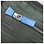 Valigia PRADA Saffiano Blue Silver Auth 195345A Argento - vista 26