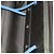 Valigia PRADA Saffiano Blue Silver Auth 195345A Argento - vista 29