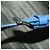 Valigia PRADA Saffiano Blue Silver Auth 195345A Argento - vista 31