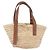 Borsa a mano LOEWE Basket Bag in Raphia Beige Silver Auth BA15075A Argento - vista 2