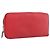 Hermès HERMES Azap Long Silk Inn Long Wallet Leather Red Silver Auth 198763 Argento Rosso
