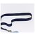 Borsa a tracolla LOEWE Irohebe Nature Neck Pouch Canvas Blue Silver Auth 196313A Argento - vista 8