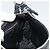 Borsa a mano PRADA in pelle nera argento Auth 197326V Nero - vista 22