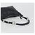 Borsa a mano PRADA in pelle nera argento Auth 197326V Nero - vista 7