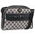 Borsa a tracolla GUCCI GG Supreme PVC Navy Gold Auth 198291 D'oro Blu navy