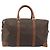 Céline Borsa Boston CELINE Macadam Canvas PVC Pelle Marrone Oro Auth 192543 D'oro - vista 13