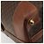 Céline Borsa Boston CELINE Macadam Canvas PVC Pelle Marrone Oro Auth 192543 D'oro - vista 14