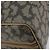 SAINT LAURENT Mini Boston Bag PVC Canvas Gray Gold Auth am12267A Marrone D'oro - vista 14