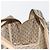 SAINT LAURENT Mini Boston Bag PVC Canvas Gray Gold Auth am12267A Marrone D'oro - vista 18