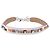 Tracolla FENDI Strap You in pelle Bianco Argento Auth 198780M - vista 3