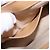 Chloé Borsa a tracolla Chloe C Chain in pelle beige tono oro Auth am12374V - vista 22