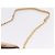 Chloé Borsa a tracolla Chloe C Chain in pelle beige tono oro Auth am12374V - vista 8