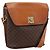 16 Céline Borsa a tracolla CELINE Macadam Canvas PVC Leather Brown Gold Auth mr2861 Marrone D'oro