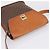 16 Céline Borsa a tracolla CELINE Macadam Canvas PVC Leather Brown Gold Auth mr2861 Marrone D'oro - vista 6