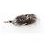 FENDI Monster Charm Fell Brown Silver Auth 196714M Braun Silber - Ansicht 11