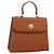 Chloé Borsa Chloe in pelle marrone e oro autentica ka5776A D'oro