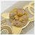 Borsa a catena CHANEL No. 5 Camellia COCO Mark in tela beige e argento CC Auth ka5765A - vista 17