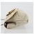 Borsa a catena CHANEL No. 5 Camellia COCO Mark in tela beige e argento CC Auth ka5765A - vista 4