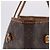 Borsa Tote LOUIS VUITTON Monogram Neverfull MM M40156 LV Auth 198282 Monogramma - vista 4