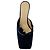 Mules in raso blu navy con cristalli Wandler - vista 4