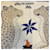Hermès Hermes Natural / Blue / Orange Les Leopards Large Cashmere and Silk Scarf Multicolore - vista 5