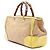Borsa Shopper Gucci Medium Raffia Bamboo Beige - vista 2