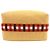 Borsa Vanity Case Hermès Large Wool Bride A Brac Au Carre Arancione - vista 3