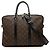 Borsa Business Porte Documents Voyage Louis Vuitton Monogram Macassar Nera Nero