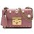 Padlock Borsa a tracolla Gucci Small in pelle rosa con perle e chiusura a lucchetto