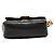Borsa a tracolla Chanel Micro in pelle d'agnello matelassé nera con patta singola Nero - vista 3