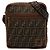 Borsa a tracolla Fendi Zucca Canvas marrone