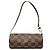 Borsa a mano Louis Vuitton Damier Ebene Papillon Pochette Marrone