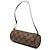 Borsa a mano Louis Vuitton Damier Ebene Papillon Pochette Marrone - vista 2