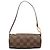 Borsa a mano Louis Vuitton Damier Ebene Papillon Pochette Marrone