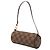 Borsa a mano Louis Vuitton Damier Ebene Papillon Pochette Marrone - vista 2