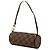 Borsa a mano Louis Vuitton Damier Ebene Papillon Pochette Marrone - vista 2