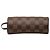 Borsa a mano Louis Vuitton Damier Ebene Papillon Pochette Marrone - vista 3