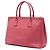 Tote Prada Large Saffiano Lux Galleria Double Zip Rosa - vista 2