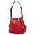 Borsa a secchiello Louis Vuitton Epi Petit Noe rossa Rosso - vista 2